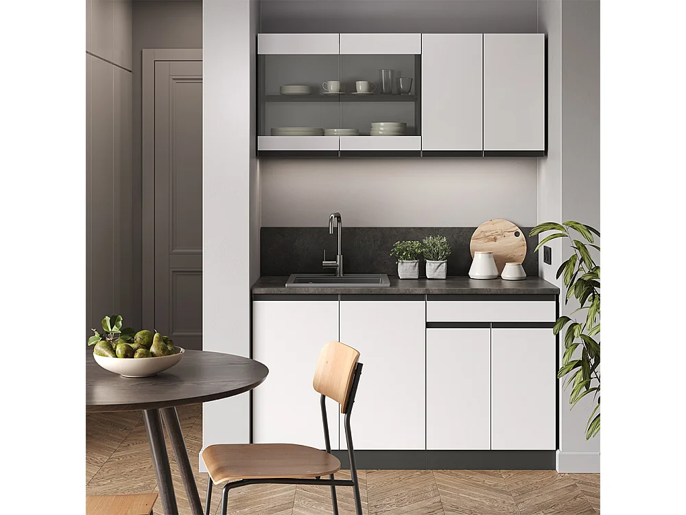 Façade de cuisine blanc 39.6x1.6x71.6 r-line