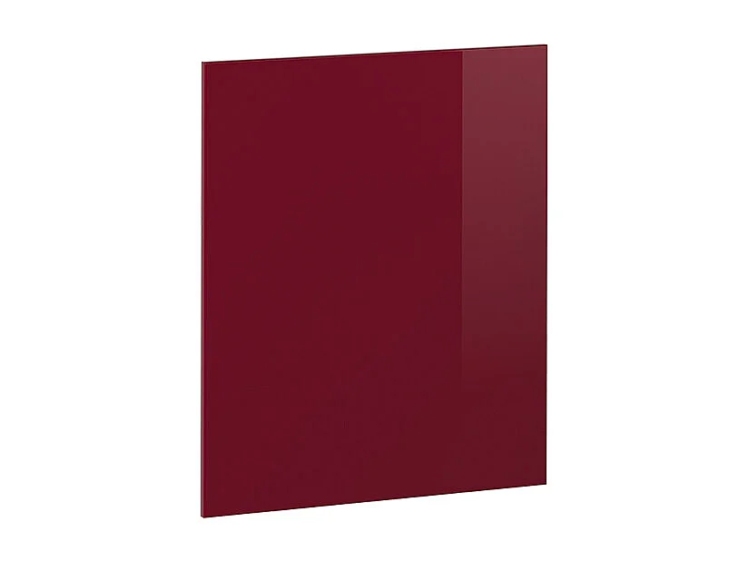 Façade de cuisine rouge brillant 59.6x1.6x71.3 r-line