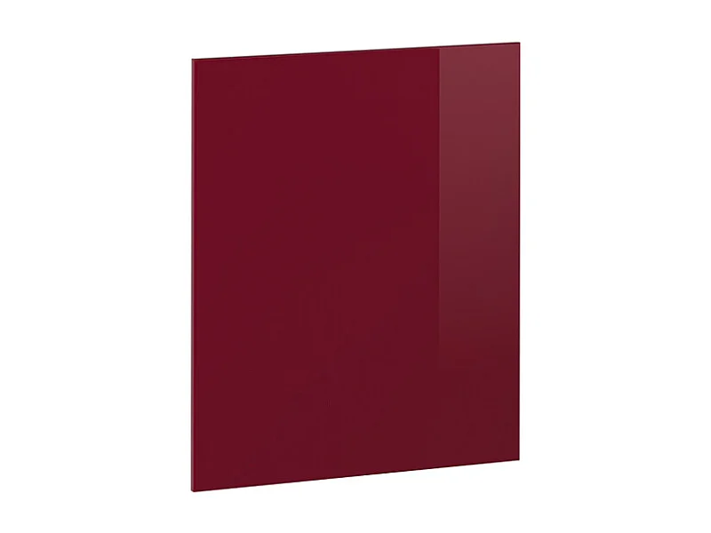 Façade de cuisine rouge brillant 59.6x1.6x71.3 r-line
