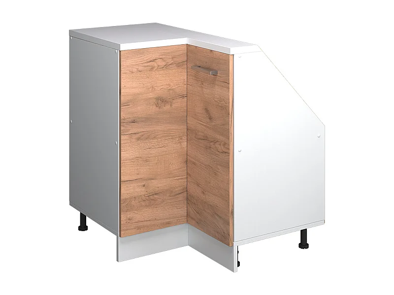 Meuble de cuisine dangle pour combles chêne de force doré 75.6x75.6x81.6 r-line