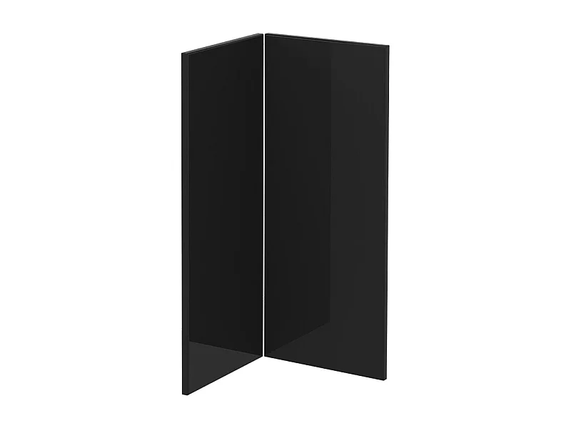 Façade de cuisine noir haute brillance 59.2x1.6x71.3 r-line