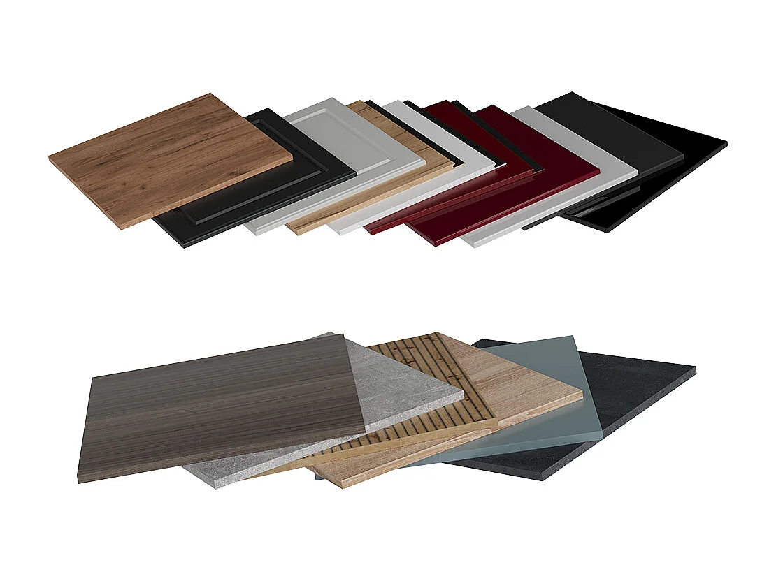 Façade de cuisine gris noble 29.6x1.6x71.3 r-line