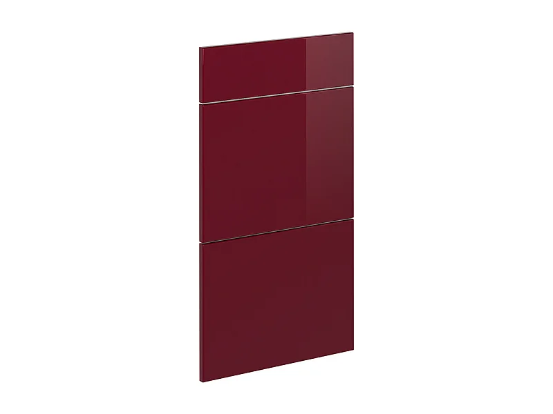 Façade de cuisine rouge brillant 39.6x1.6x71.3 r-line