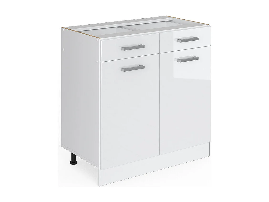 Façade de cuisine blanc haute brillance 79.2x1.6x70.8 r-line