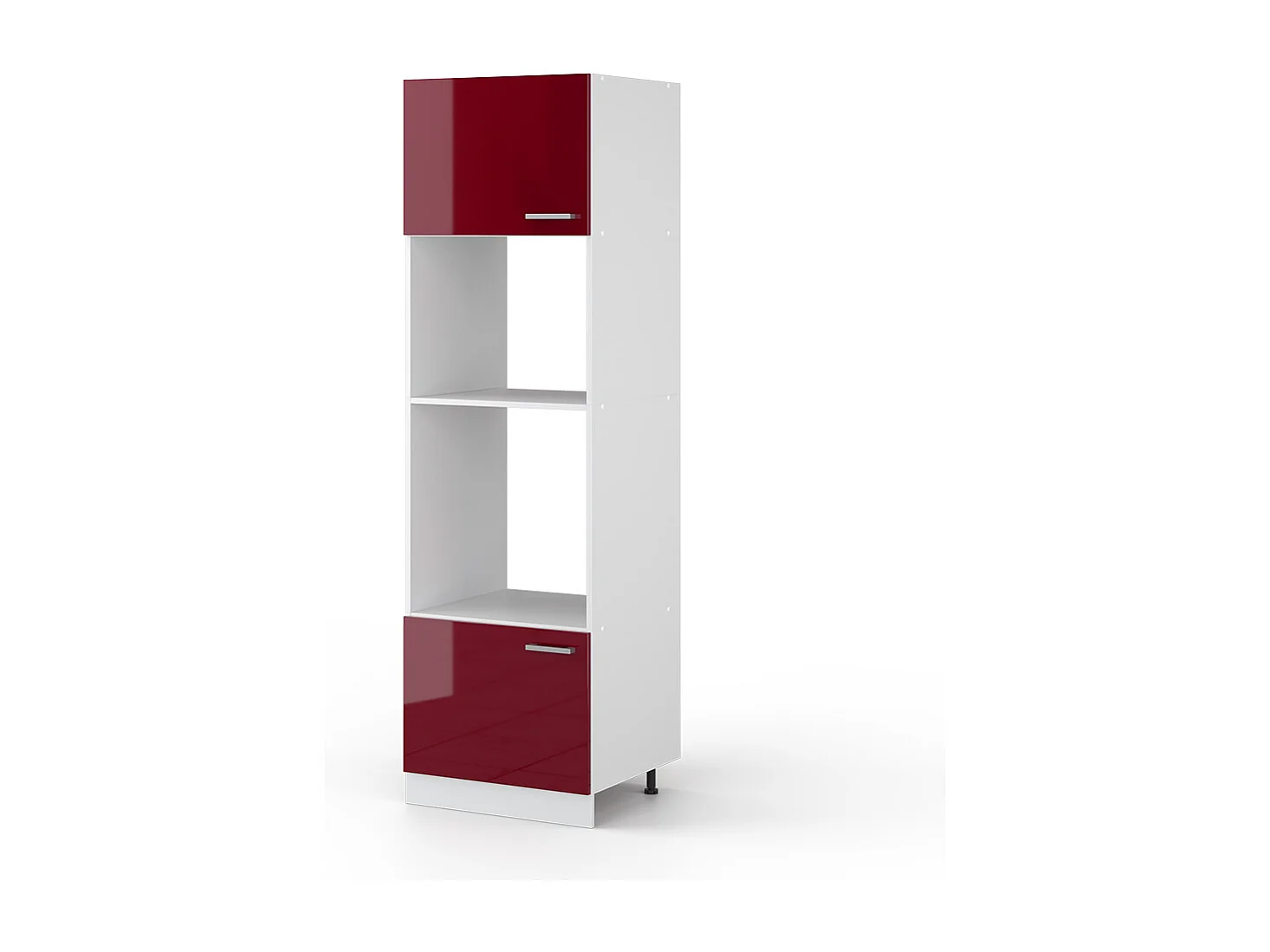 Façade de cuisine rouge brillant 59.6x1.6x88.4 r-line