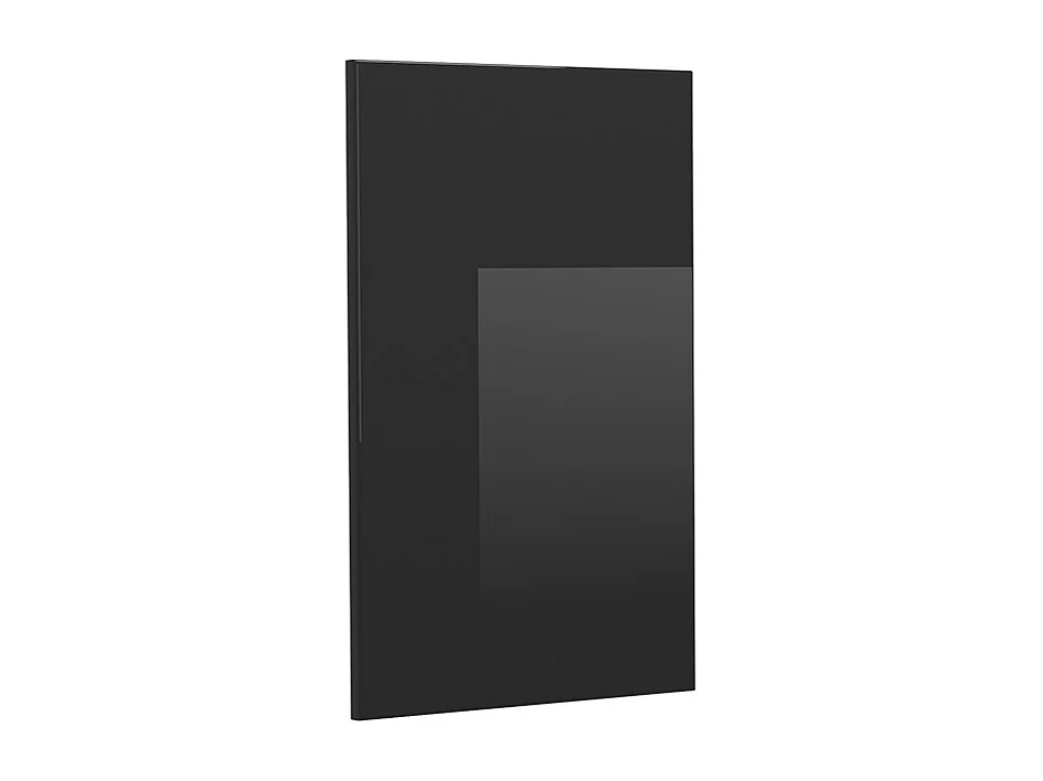 Façade de cuisine noir haute brillance 39.6x1.6x59 r-line
