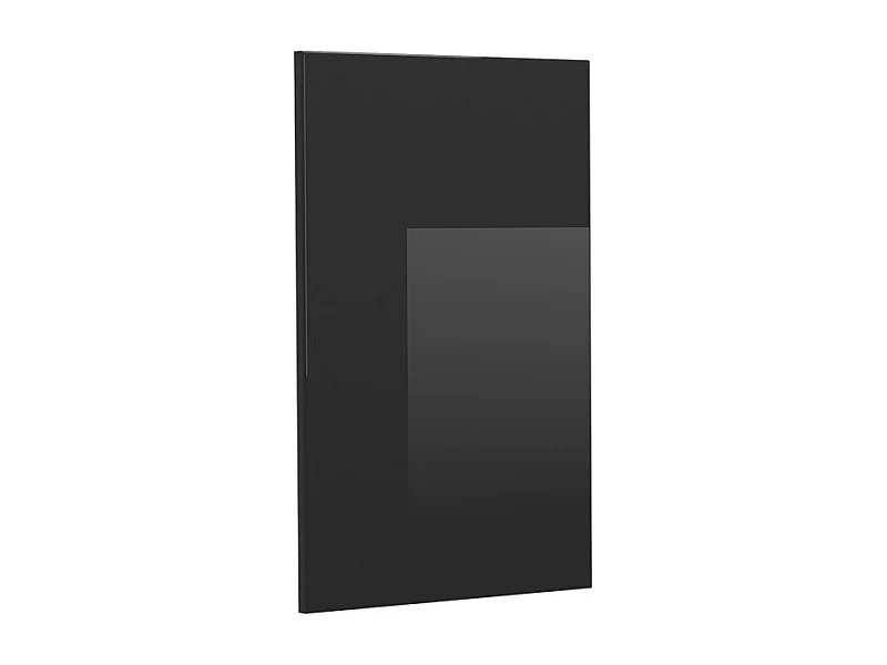Façade de cuisine noir haute brillance 39.6x1.6x59 r-line