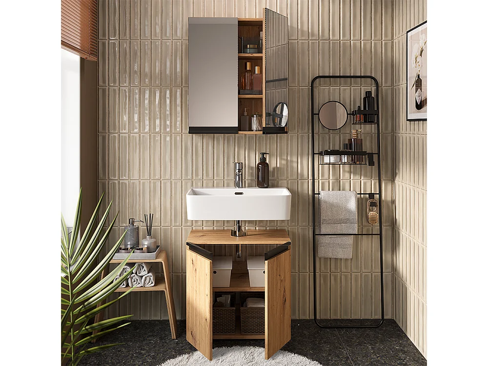 Badmöbel-Set artisan 60x35x58 torren