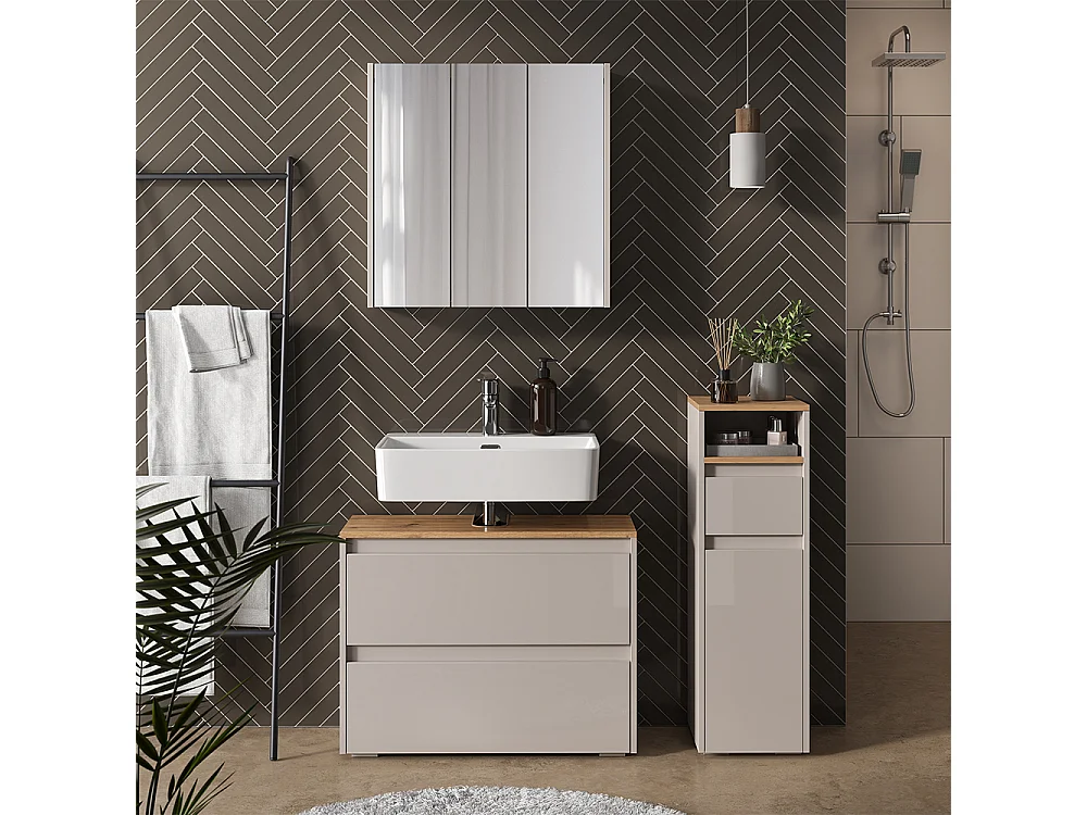 Badmöbel-Set cashmere/artisan 30.2x30x96.3 majest