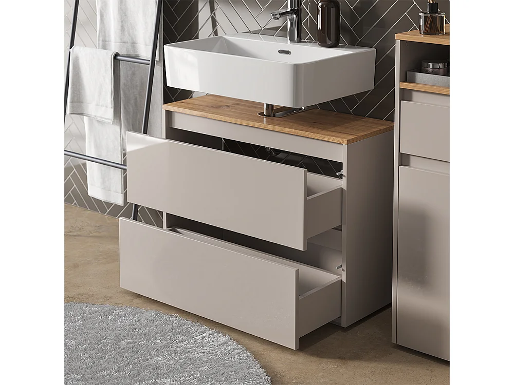 Badmöbel-Set cashmere/artisan 30.2x30x96.3 majest