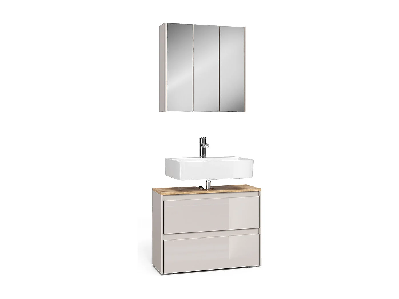 Badmöbel-Set cashmere/artisan 80.1x30.1x62 majest