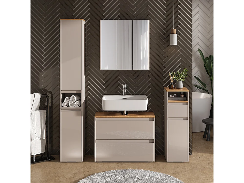 Badmöbel-Set cashmere/artisan 80.1x30.1x62 majest