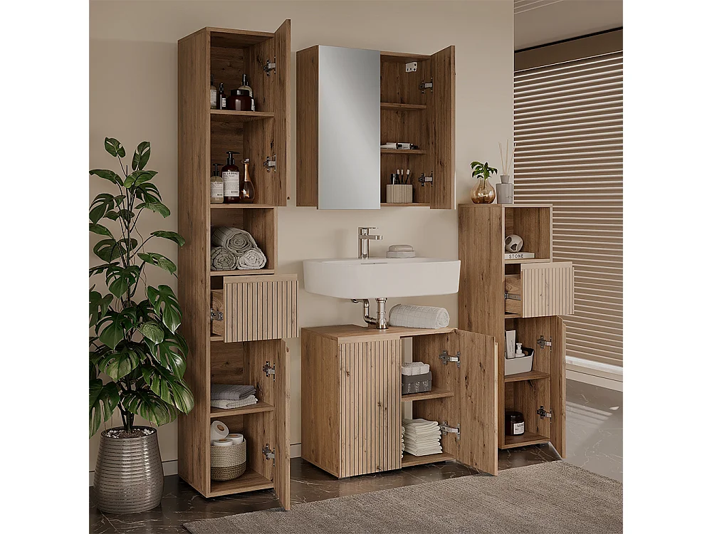 Bathroom furniture set artisan 60x35x58 takumi