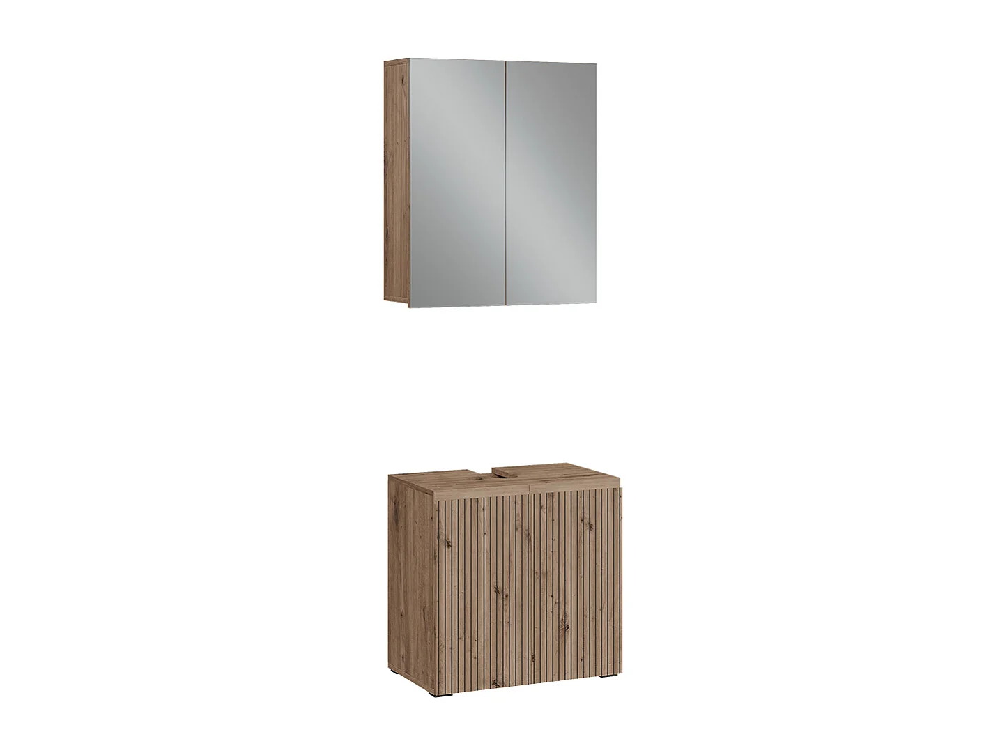 Conjunto de móveis de banheiro artesão 60x35x58 takumi