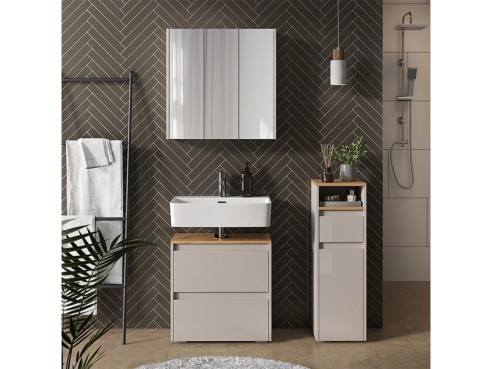 Set di mobili da bagno cashmere/artigianale 60.1x30.1x62 majest