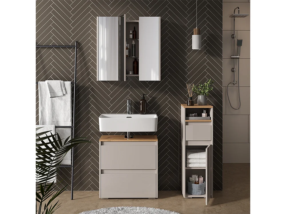 Set di mobili da bagno cashmere/artigianale 60.1x30.1x62 majest