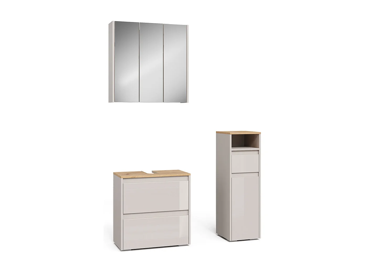 Badmöbel-Set cashmere/artisan 60.1x30.1x62 majest