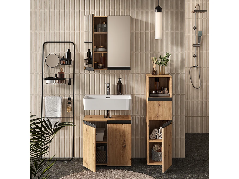 Badmöbel-Set artisan 60x35x58 torren