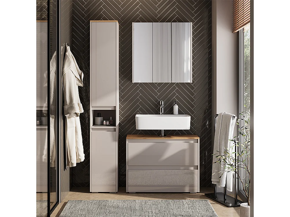 Meubles bain cachemire/artisan 80.1x30.1x62 majest
