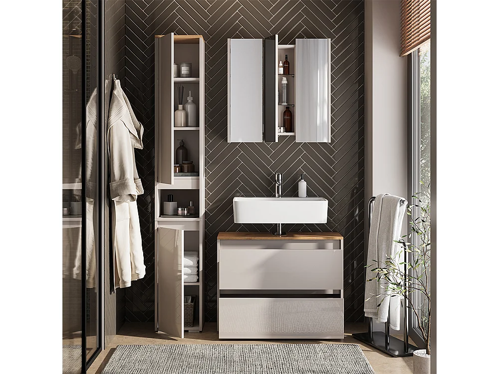 Meubles bain cachemire/artisan 80.1x30.1x62 majest