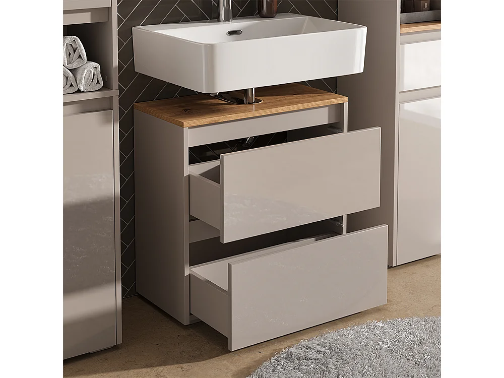 Meubles bain cachemire/artisan 60.1x30.1x62 majest