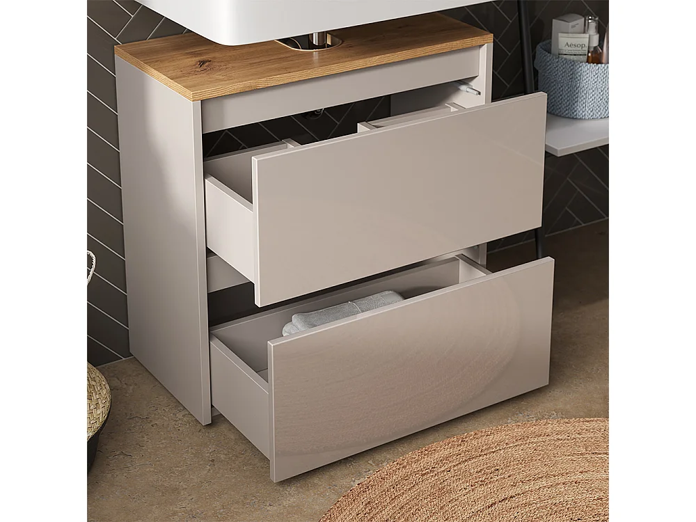 Set di mobili da bagno cashmere/artigianale 60.1x30.1x62 majest