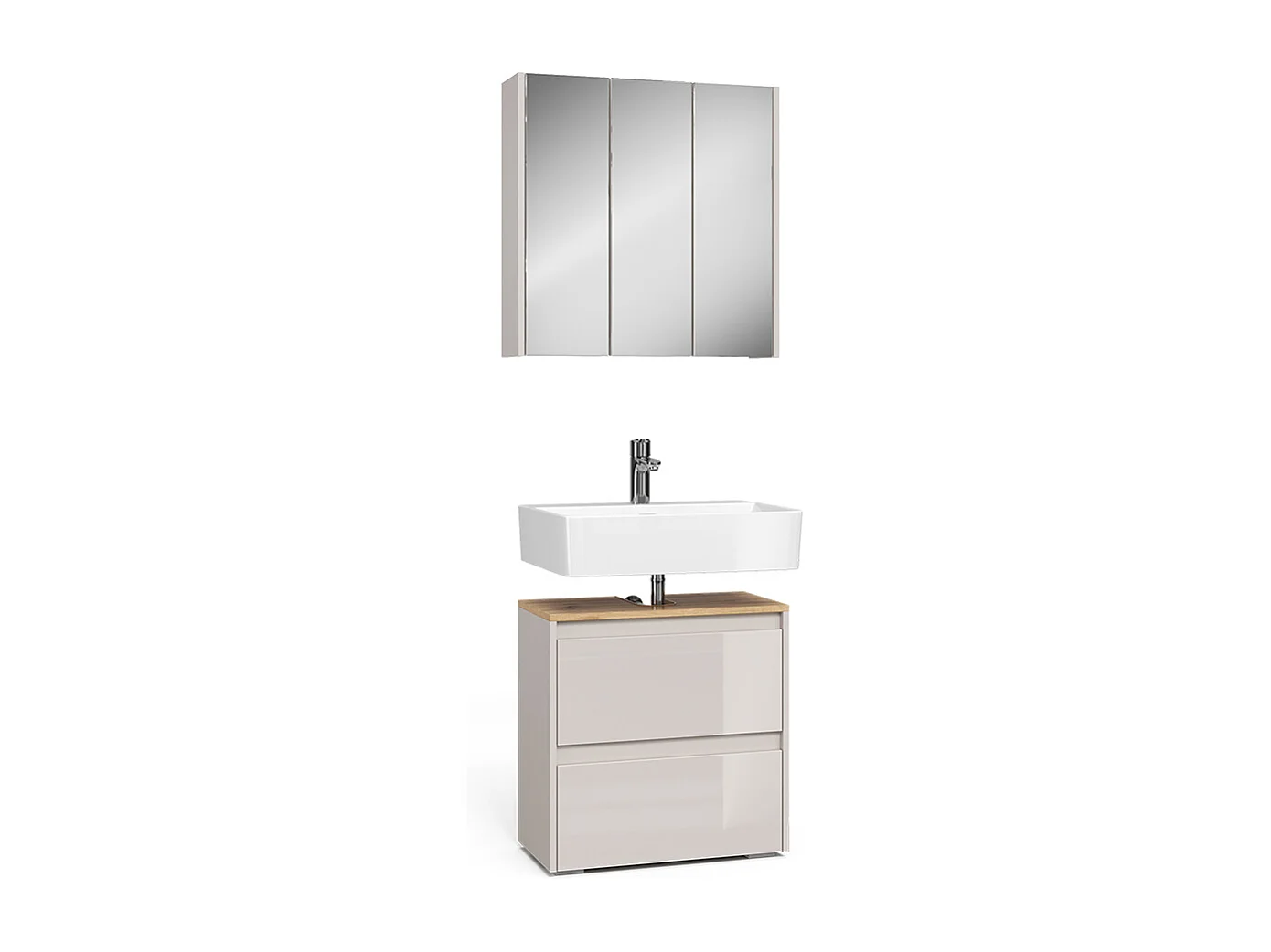 Set di mobili da bagno cashmere/artigianale 60.1x30.1x62 majest