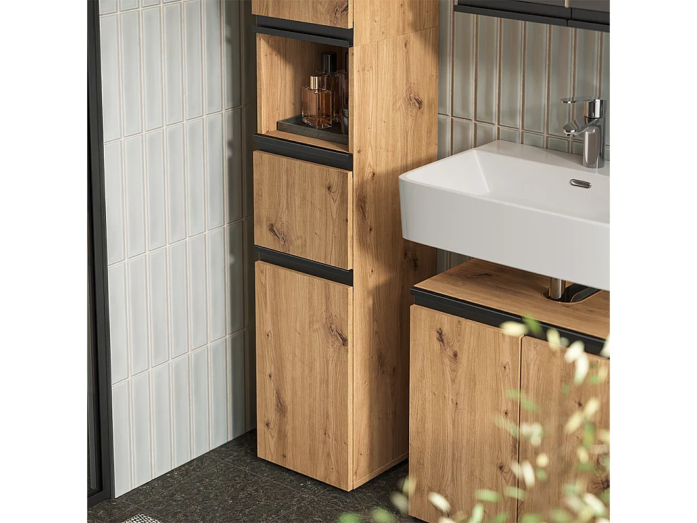 Zestaw mebli łazienkowych rzemieślnik 30x35x181 torren