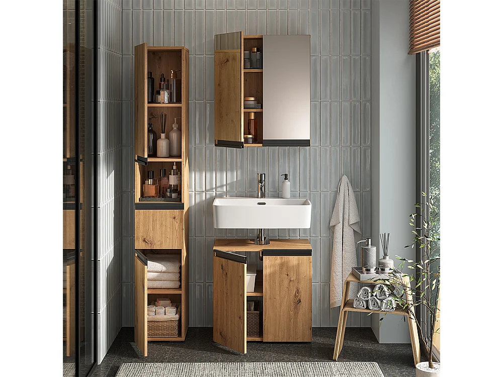 Zestaw mebli łazienkowych rzemieślnik 30x35x181 torren