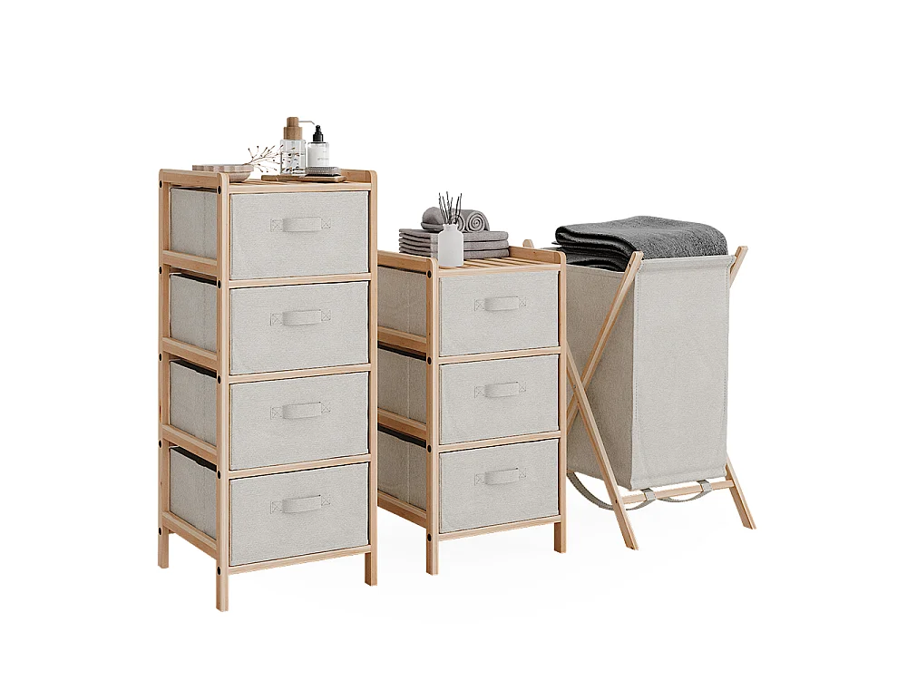 Badkamermeubelset beige 34.5x36.5x86 bruno