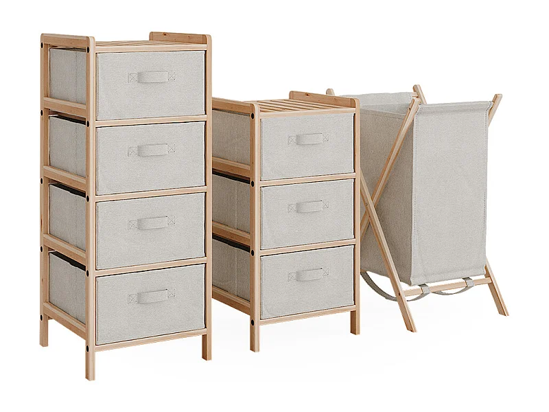 Badmöbel-Set beige 34.5x36.5x86 bruno