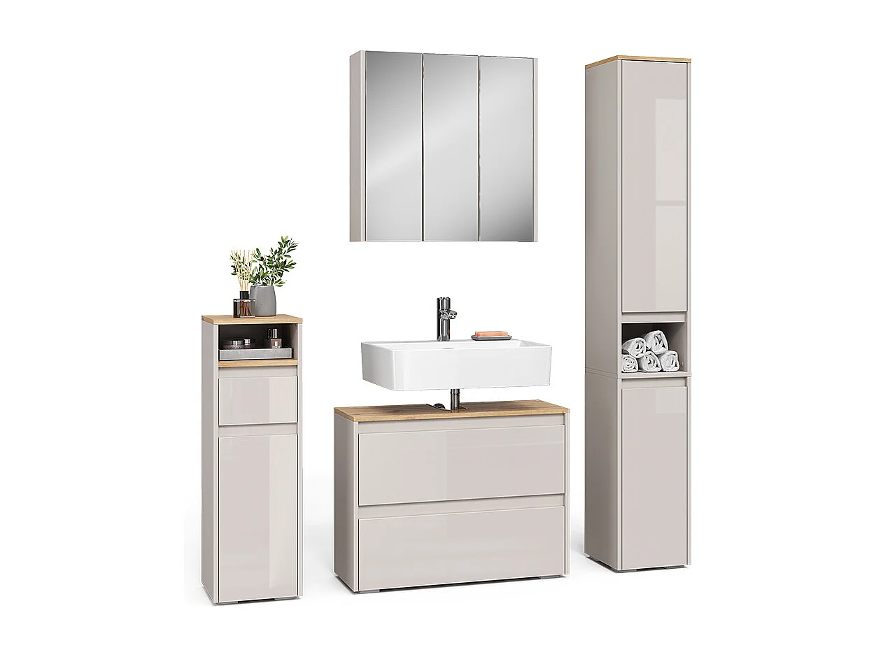 Badmöbel-Set cashmere/artisan 30.2x30x96.3 majest