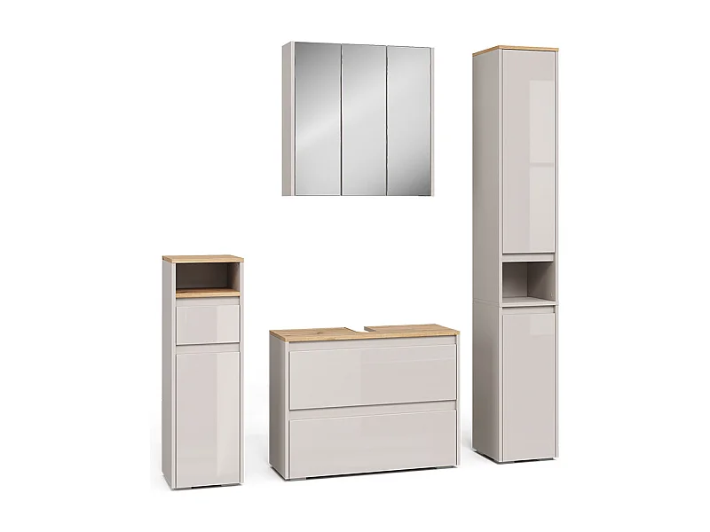 Badmöbel-Set cashmere/artisan 30.2x30x96.3 majest