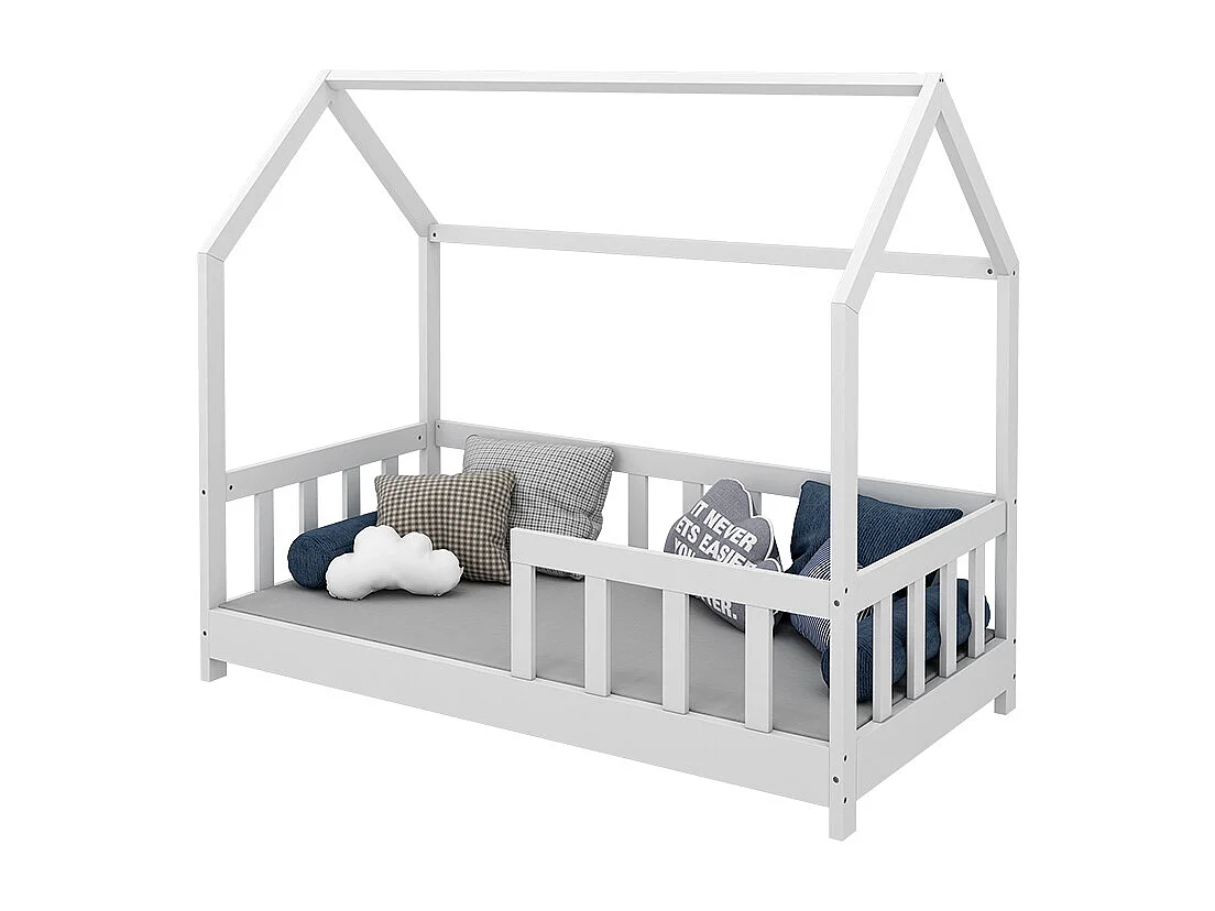 Hausbett weiß 146x76x125 michelle