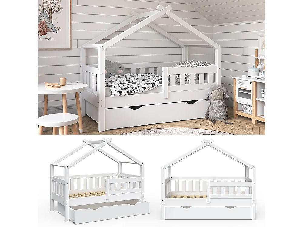 Husseng hvid 147.6x77x127.9 design