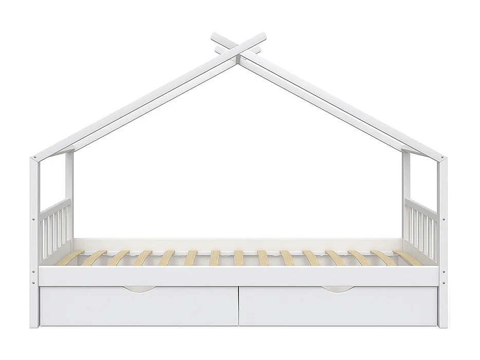 Hausbett weiß 208x97x148 design