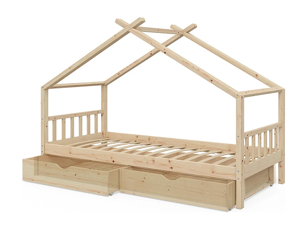 Husseng naturligt træ 208x97x148 design