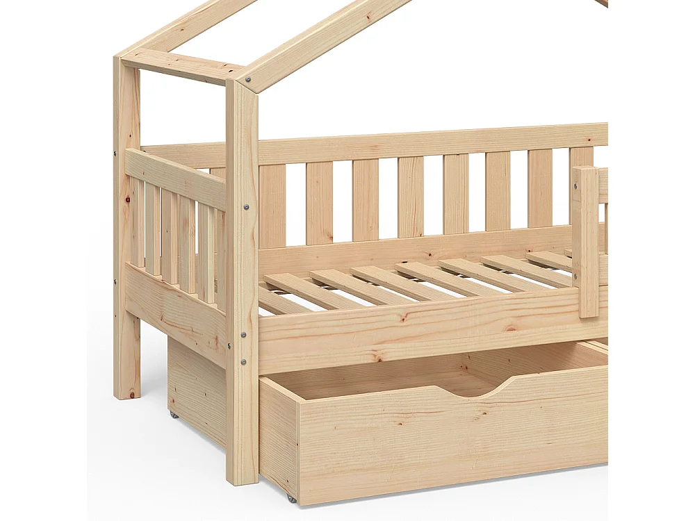Husseng naturligt træ 167.6x87.6x133.6 design