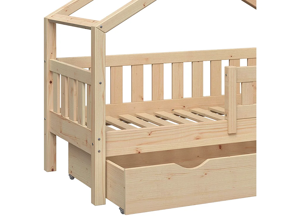 Husseng naturligt træ 147.6x77x127.9 design