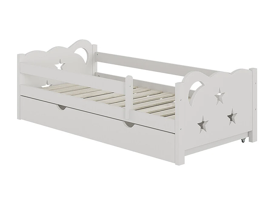 Lit pour enfant blanc 166x86x53 jessica