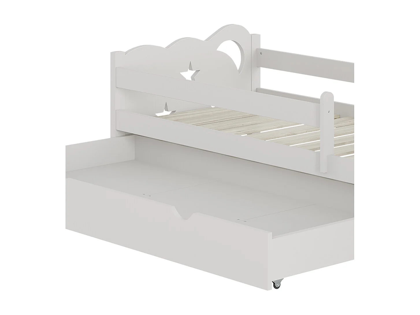 Lit pour enfant blanc 166x86x53 jessica