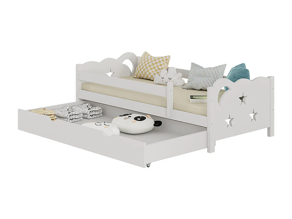 Lit pour enfant blanc 166x86x53 jessica