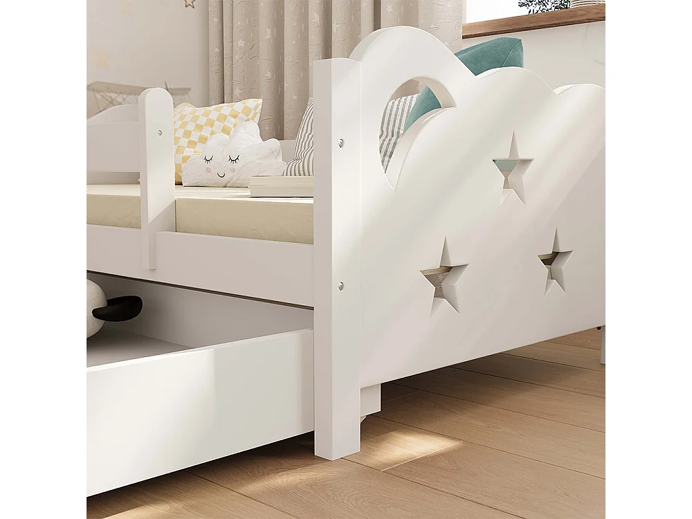 Kinderbett weiß 146x76x53 jessica