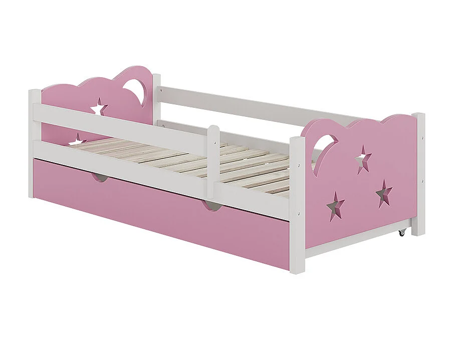 Letto per bambini rosa 166x86x53 jessica