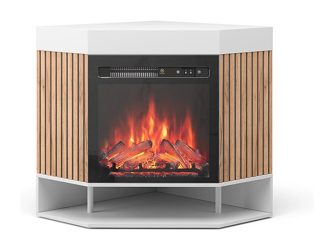 Elektrische haard wit 100x73x80 lynea