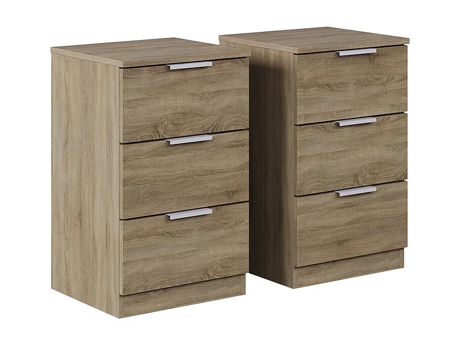 Sengebord sonoma 37.6x35x61.8 fino
