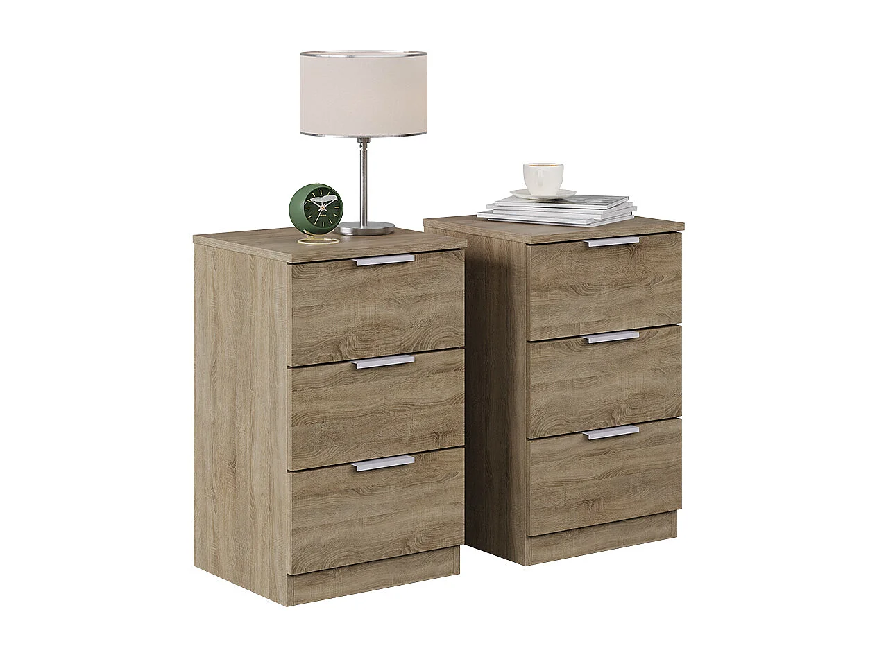 Sengebord sonoma 37.6x35x61.8 fino