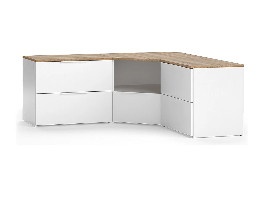 Stuevæg hvid/sonoma 68x38.2x50 wido