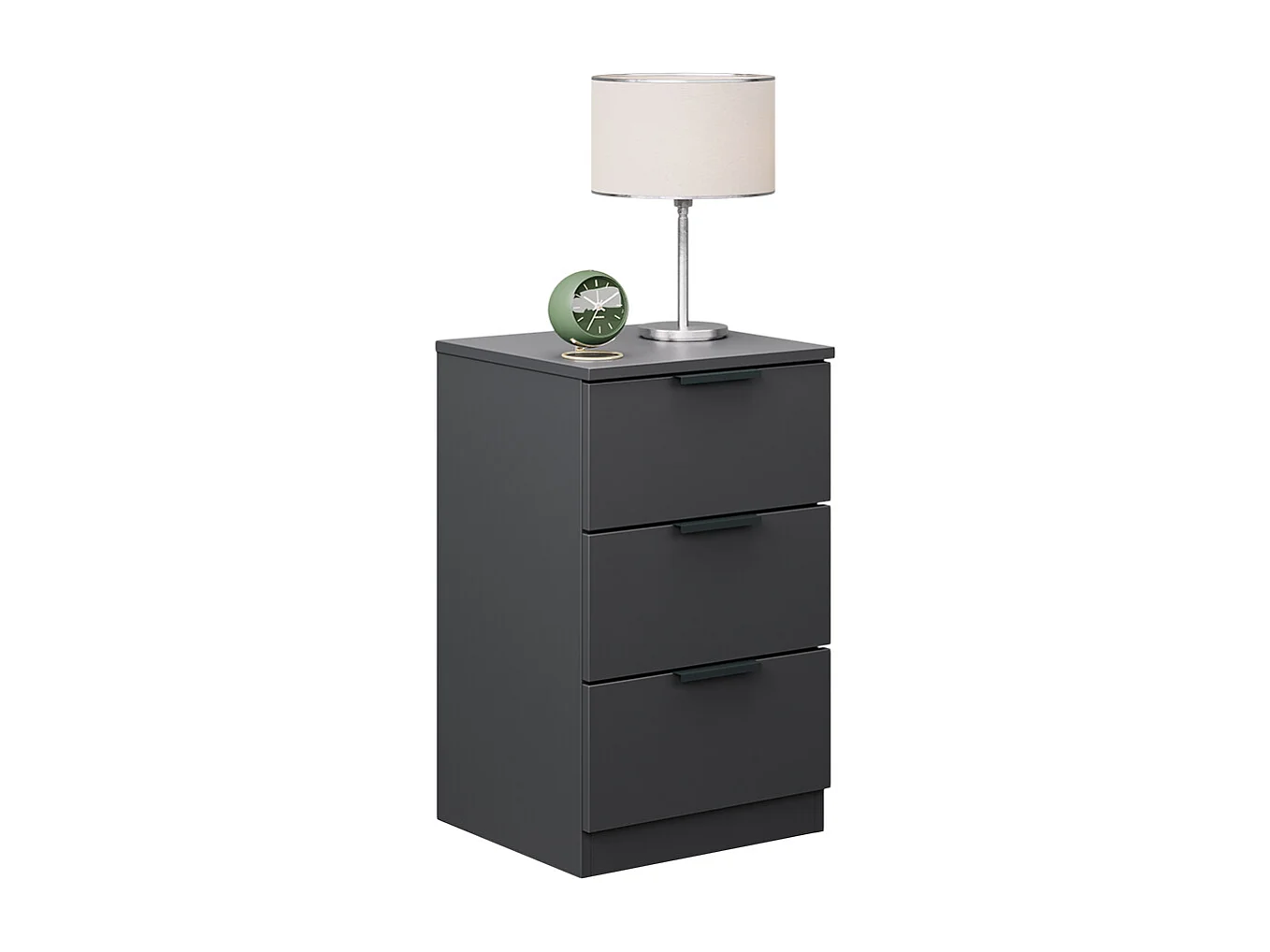 Sengebord sort 37.6x35x61.8 fino