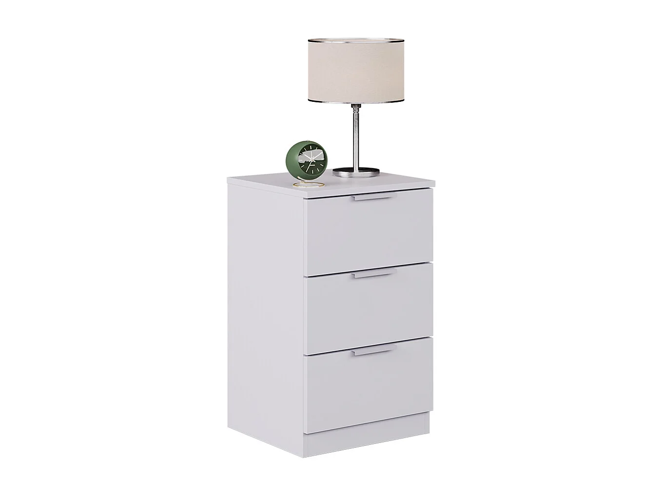 Nachttisch weiß 37.6x35x61.8 fino